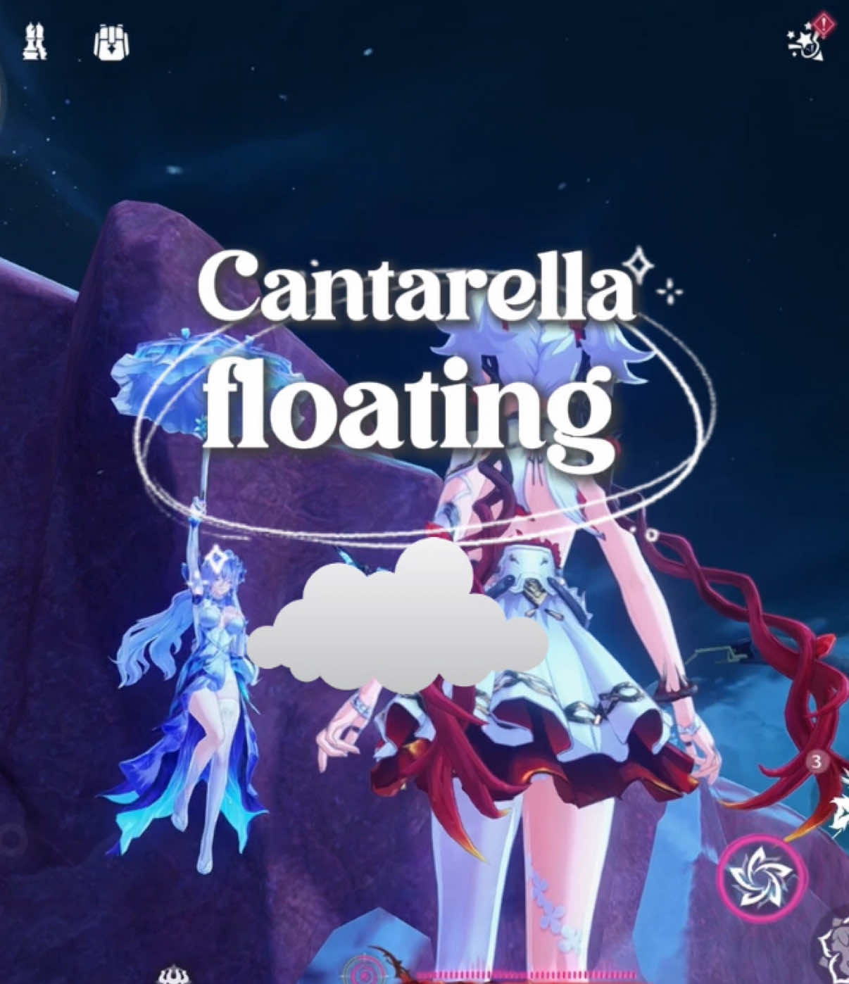 Cantarella giving Mary Poppins ☂️ #wutheringwaves #wuwa #camellya #cantarella #wuwaedit #gaming #wutheringwavesedit #umbrella #floating 
