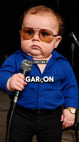 Baby Rossi | Garçom. Ouça e se emocione.  #reginaldorossi #brega #hit #trendingvideo #viralvideos #ia #bebereborn 