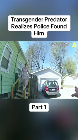 Part 1: Transgender Predator Realizes Police Found Him #cops #copsoftiktok #police #policeofficer #bodycam #crime #truecrime #truestory #foryou #fyp 
