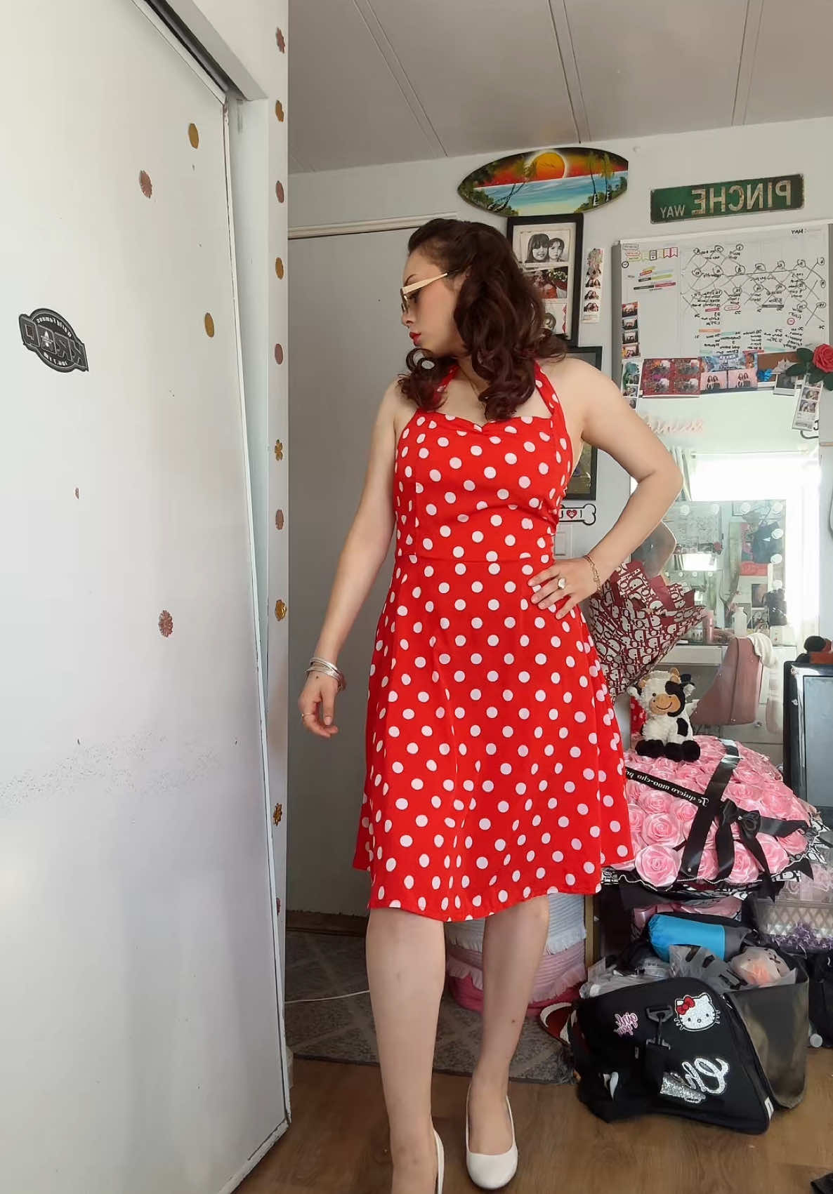 Travel back a decade with me, it was for spirit week🤗 #xyzbca #parati #fyp #fypage #fypシ #foryoupage #1950s #1950sfashion #1950sstyle #spiritweek 