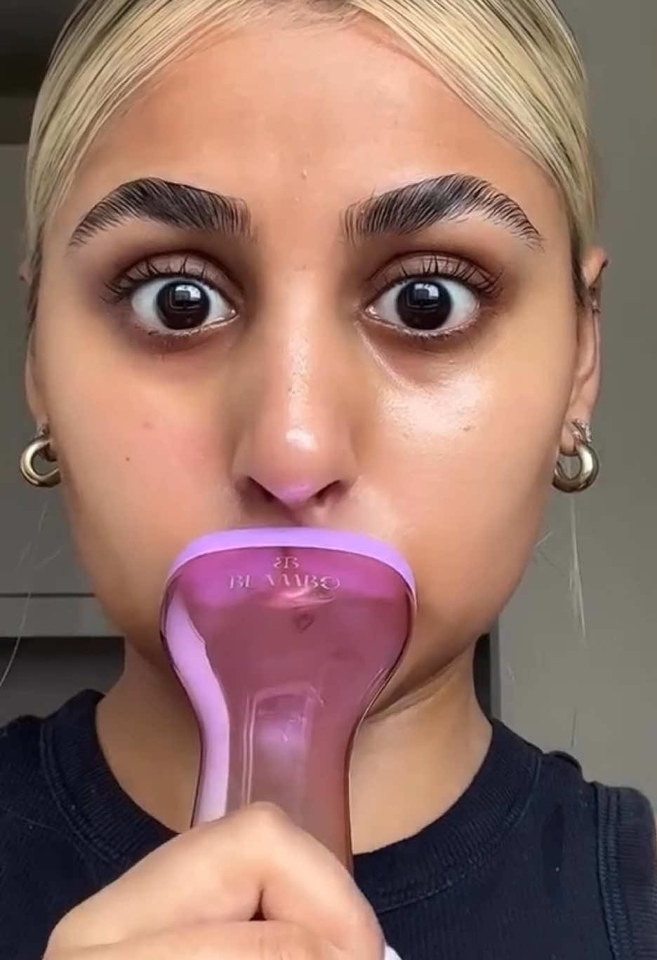 Plumped lips routine 👄 @Laila Paul #lips 