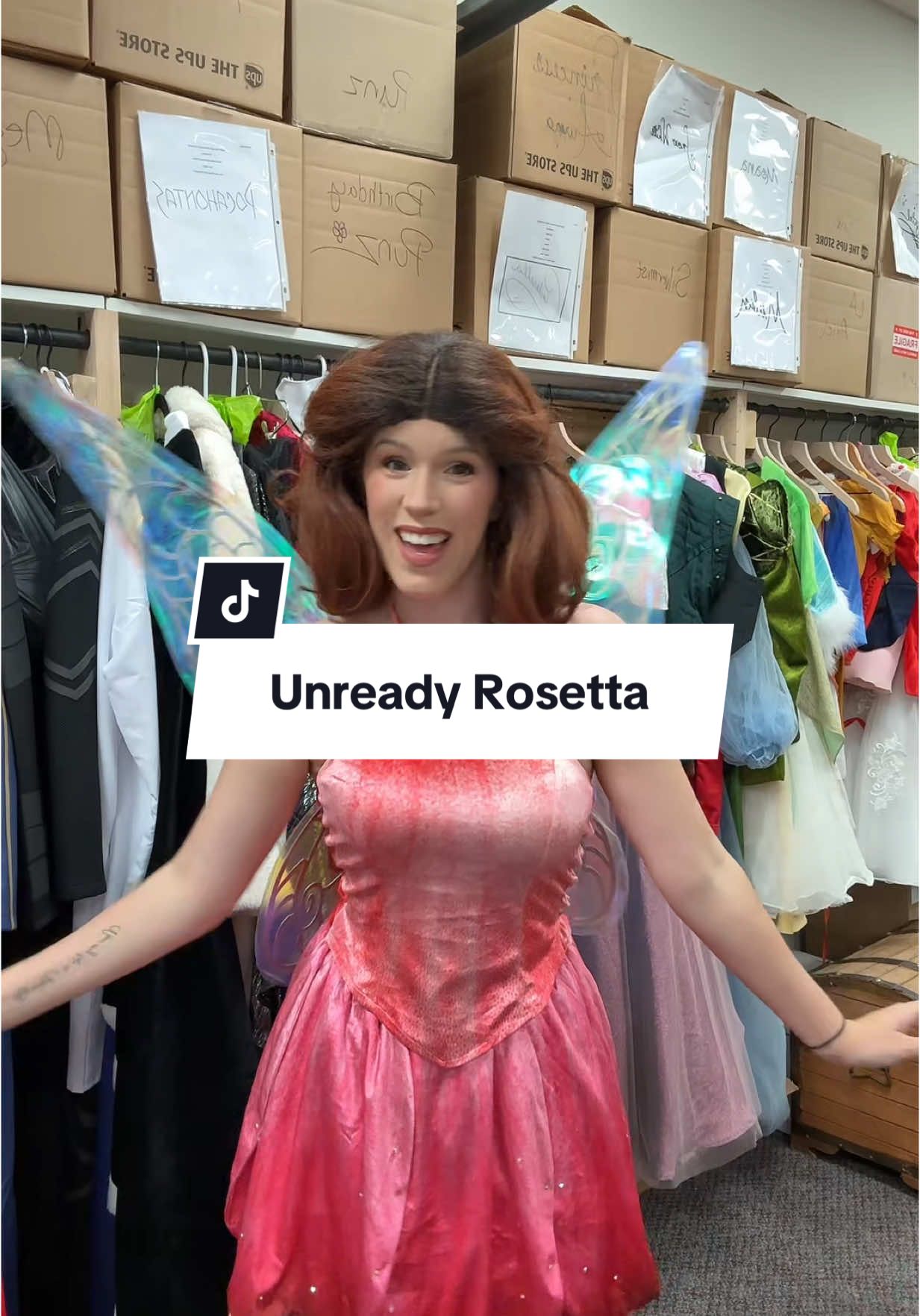 Releasing edits from the drafts since I can’t get to filming this week. If anyone knows how to stop these headaches that would be great  #partyprincess #princessperformer #princessparty #grwm #pixiehollow #rosetta 