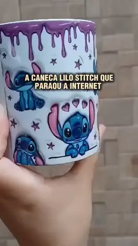 A caneca Lilo Stitch que parou a internet #caneca #xicara #lilo #stitich #disney 