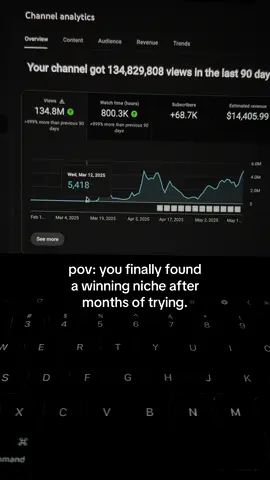 134M views in 2 months. #fyp #youtubeautomation #onlinemoney 