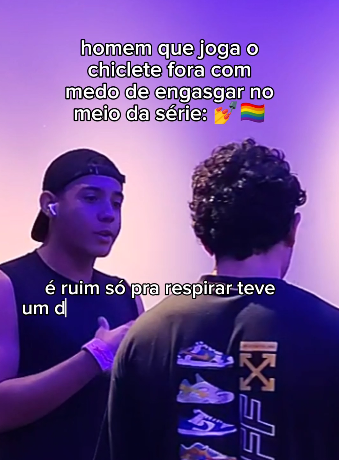 você joga o chiclete fora ou engole e caga depois? #GymTok #gymbro #fyp #shape #academia #humormaromba 