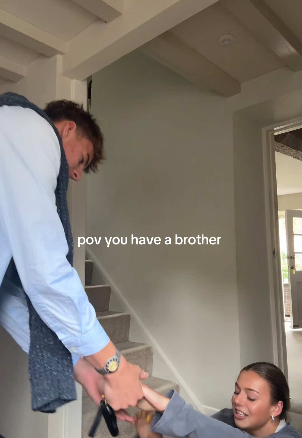 He’s got to big 😡😭🥲 #brother #siblingcheck #sister 