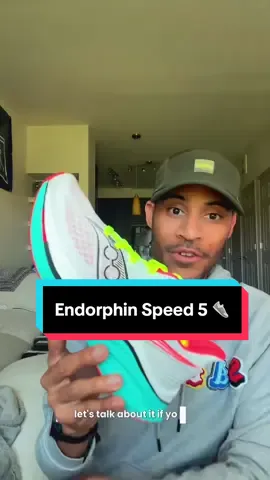 Saucony Endorphin Speed 5 shoe review!  #fyp #Running #saucony #runtok #runningshoes #shoetips 