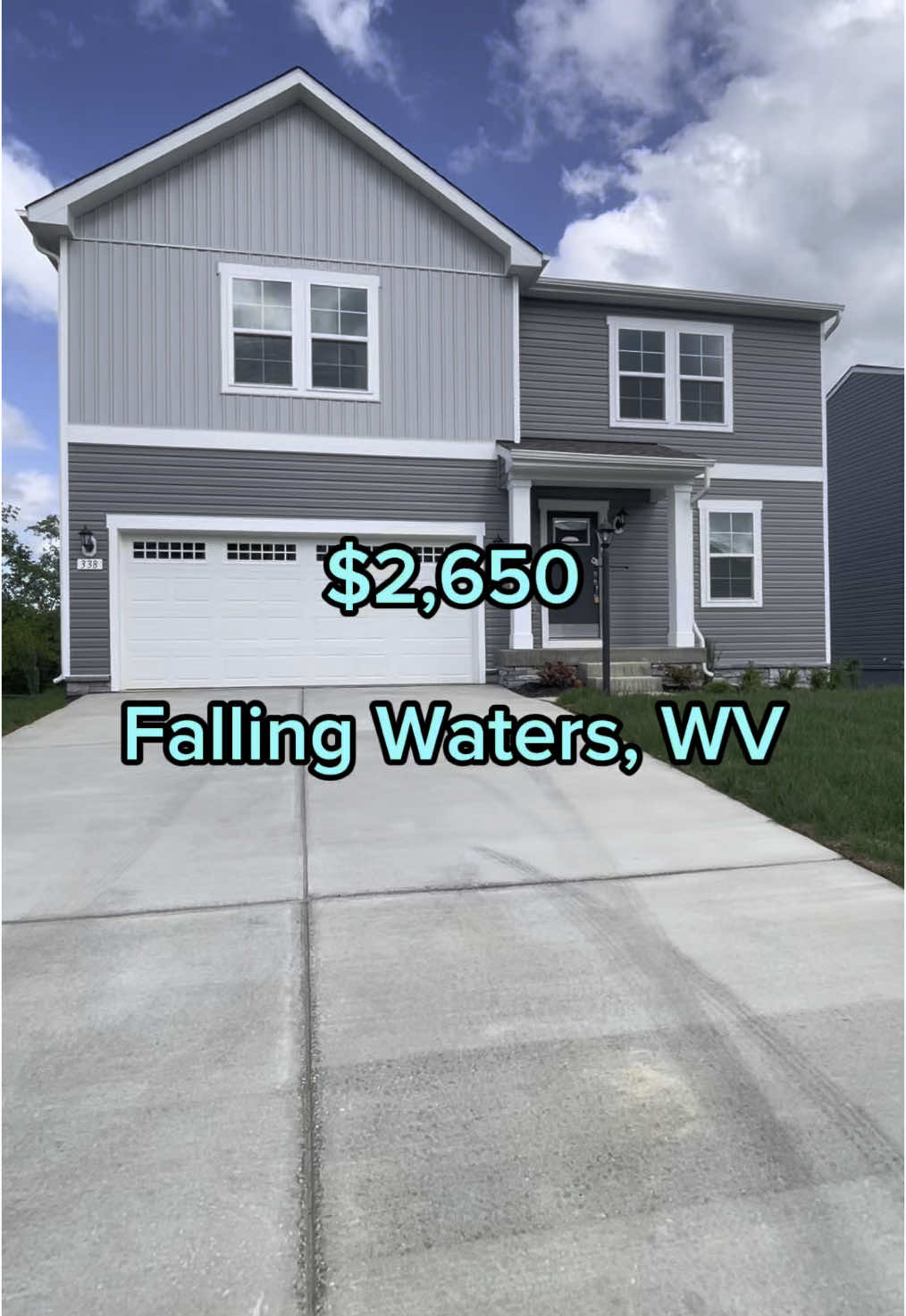 Brand New House For Rent! #homeforrent #jcfrealestate #newconstruction #rental #forrent #house #realtor 