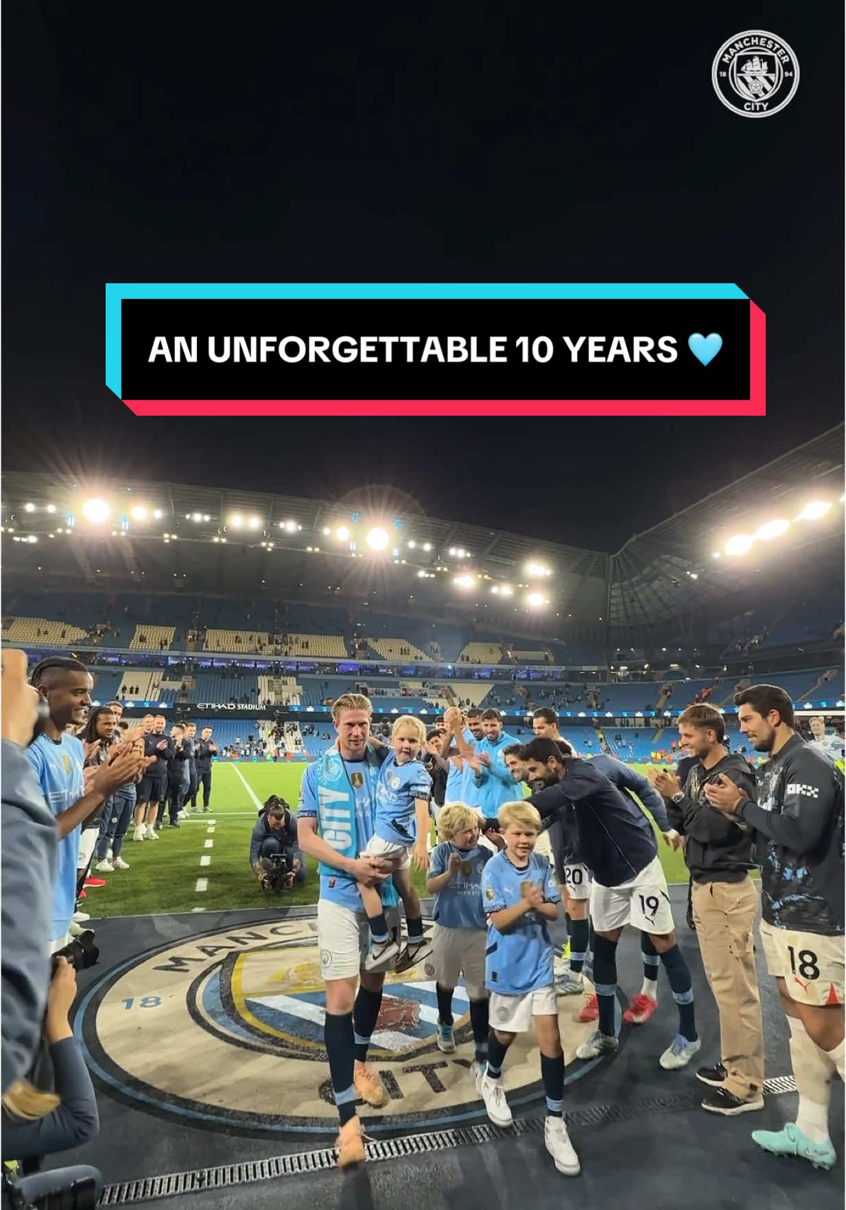 An unforgettable 10 years together 👏🩵 #ManchesterCity #KDB #ManCity #KevinDeBruyne 