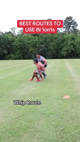 BEST ROUTES TO USE IN 1on1s #football #foryou #fyp 