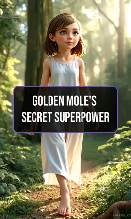 Discover the golden mole's quirky hunting trick! #AnimalFacts #Nature