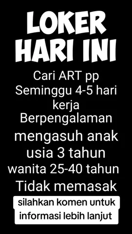 cari art yang berpengalaman #lokerterbaru #lokerindonesia #fyppppppppppppppppppppppp #kerja #butuhcepat #lewatberandaa 