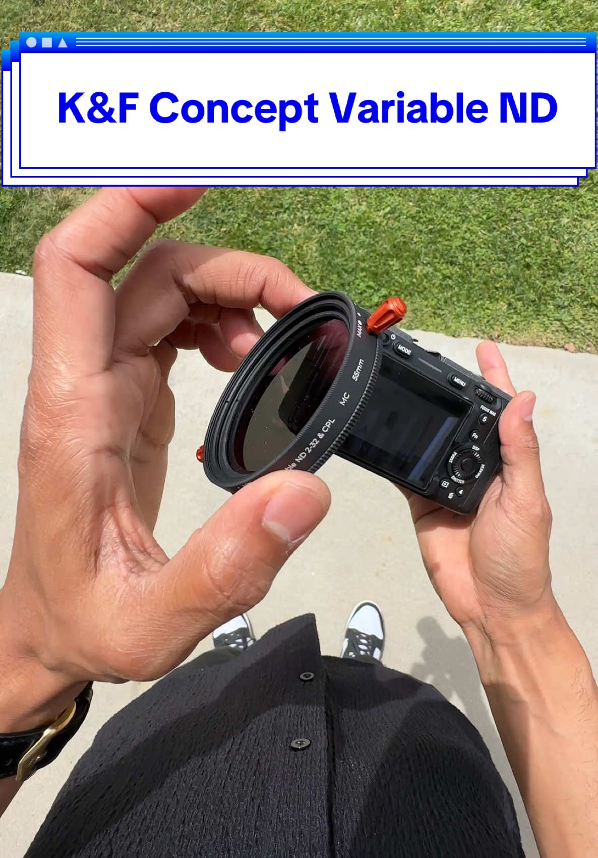 Get great exposure outside while still keeping the background blurry with this variable ND filter ##vairiablend##variablendfilter##ndfilter