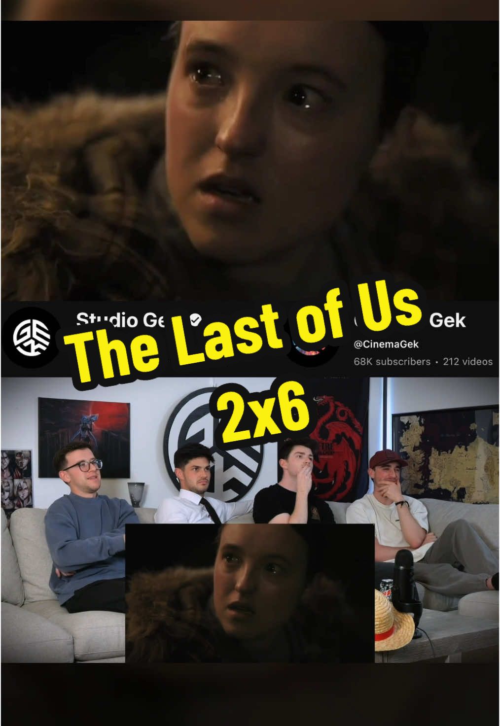 Replying to @makeouthill Ellie and Joel porch scene reaction. The Last of Us reaction. The Last of Us new episode reaction. The Last of Us episode 6 reaction. The Last of Us reaction. #dina #reaction #studiogek #joelmiller #cinemagek #elliewilliams #tlou #zombiemovie #tloureaction