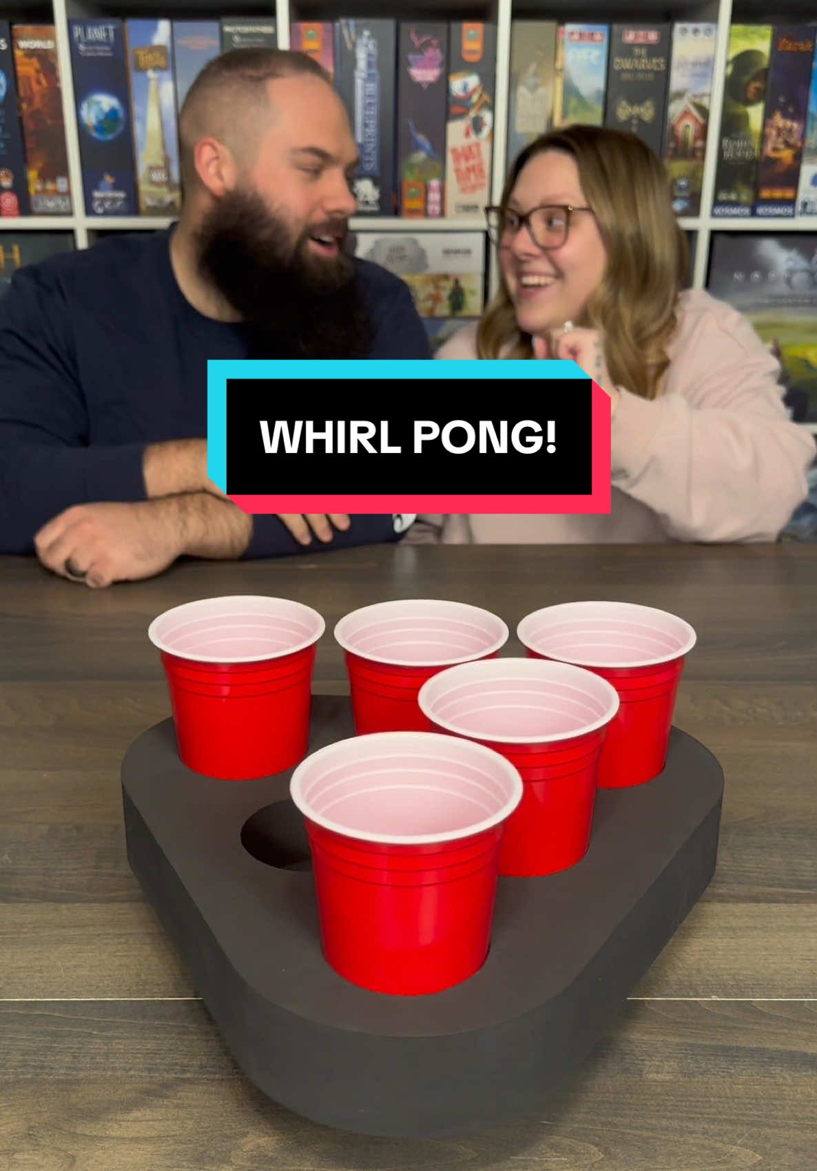Come Play Whirl Pong With Us! #boardgames #GameNight #couple #fun 