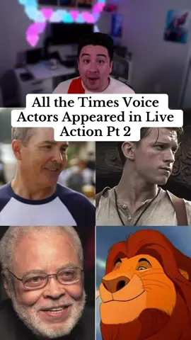 All the Times Voice Actors Appeared in Live Action Part 2 #nolannorth #jamesearljones #matthewlilard #voiceactor 