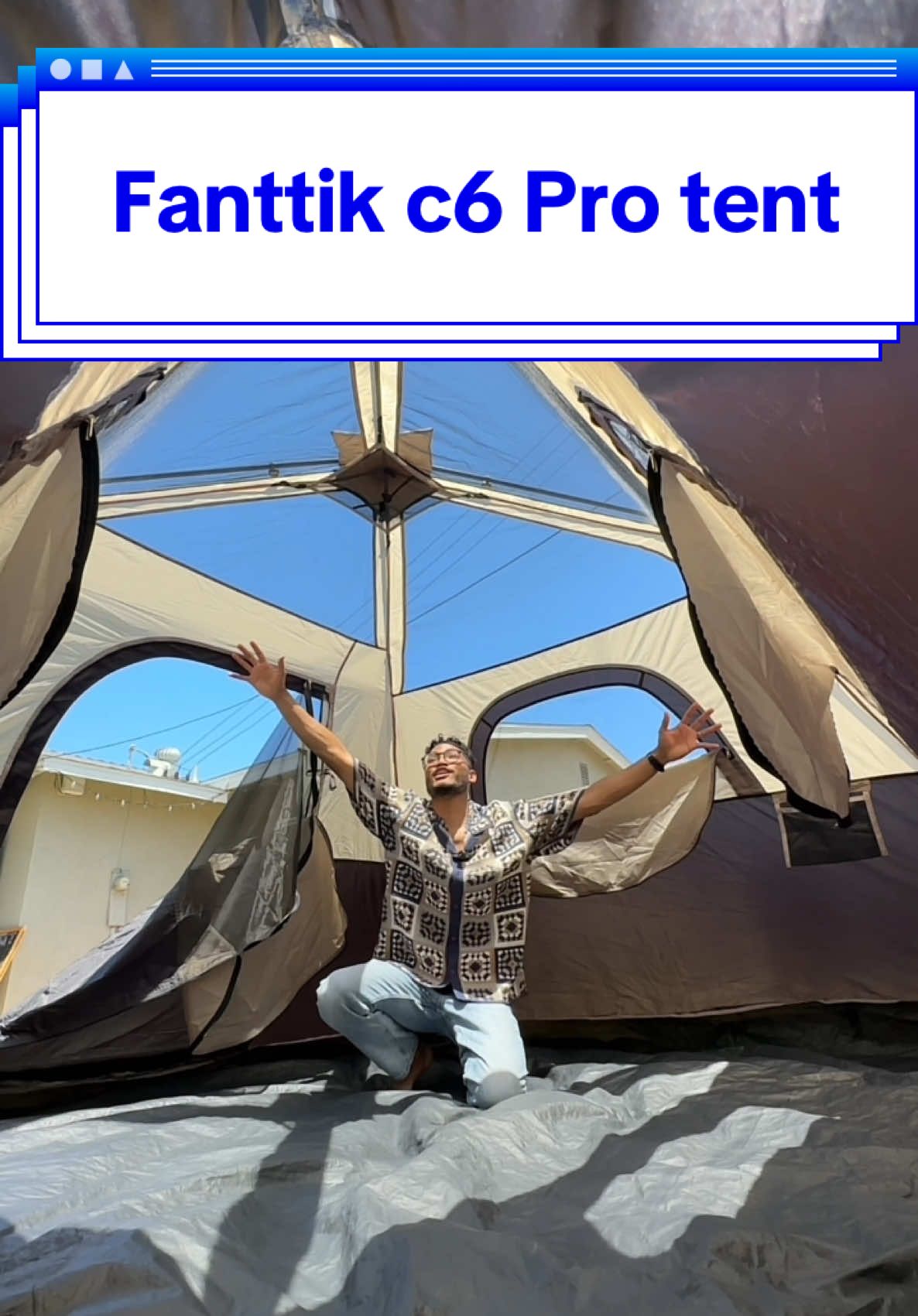 Replying to @ding_the_rood_dood and it takes less than 60 seconds to set up #fanttik #fanttiktent #tent #outdoortent #campingtent #fanttikc6pro #fanttik5thanniversary ##zetac6pro##TTSThunderbolt