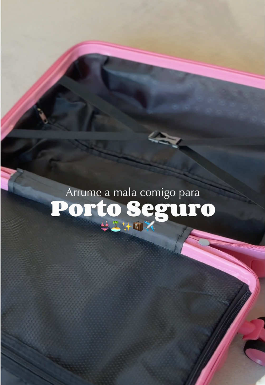 vem arrumar a mala comigo pra passar uma semana em Porto Seguro 🏖️🧳  #arrumeamalacomigo #mala #portoseguro #maladeviagem #lookspraia 