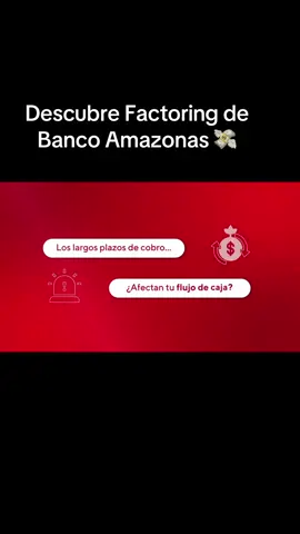 ¿Tu empresa vende a crédito y necesita liquidez? El factoring te permite adelantar el cobro de tus facturas sin endeudarte. Así puedes contar con dinero inmediato para cubrir gastos, invertir o seguir creciendo. En Banco Amazonas te ayudamos a hacerlo de forma rápida y segura. Si quieres más información, estoy a un mensaje de distancia. #Factoring #LiquidezEmpresarial #FlujoDeCaja #BancoAmazonas