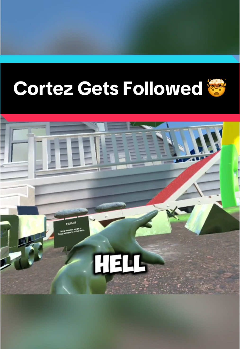 Cortez Gets Followed 🤯 in @Plastic Battlegrounds #military #gaming #virtualreality #gamer #vr #pcgaming 