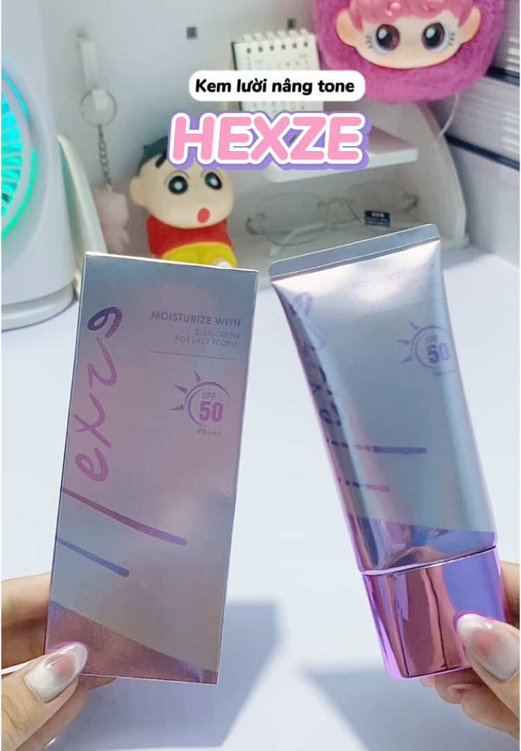 Kem lười HEXZE 3in1 trang điểm- chống nắng-dưỡng da 🫧 #kemluoi #kemluoihexze #kemluoichongnang #kemluoitrangdiem #kemnangtone #reviewlamdep #makeup#lamdep #xuhuong #trending #foryou #fyp #viral #lin203 #lynnunbox 