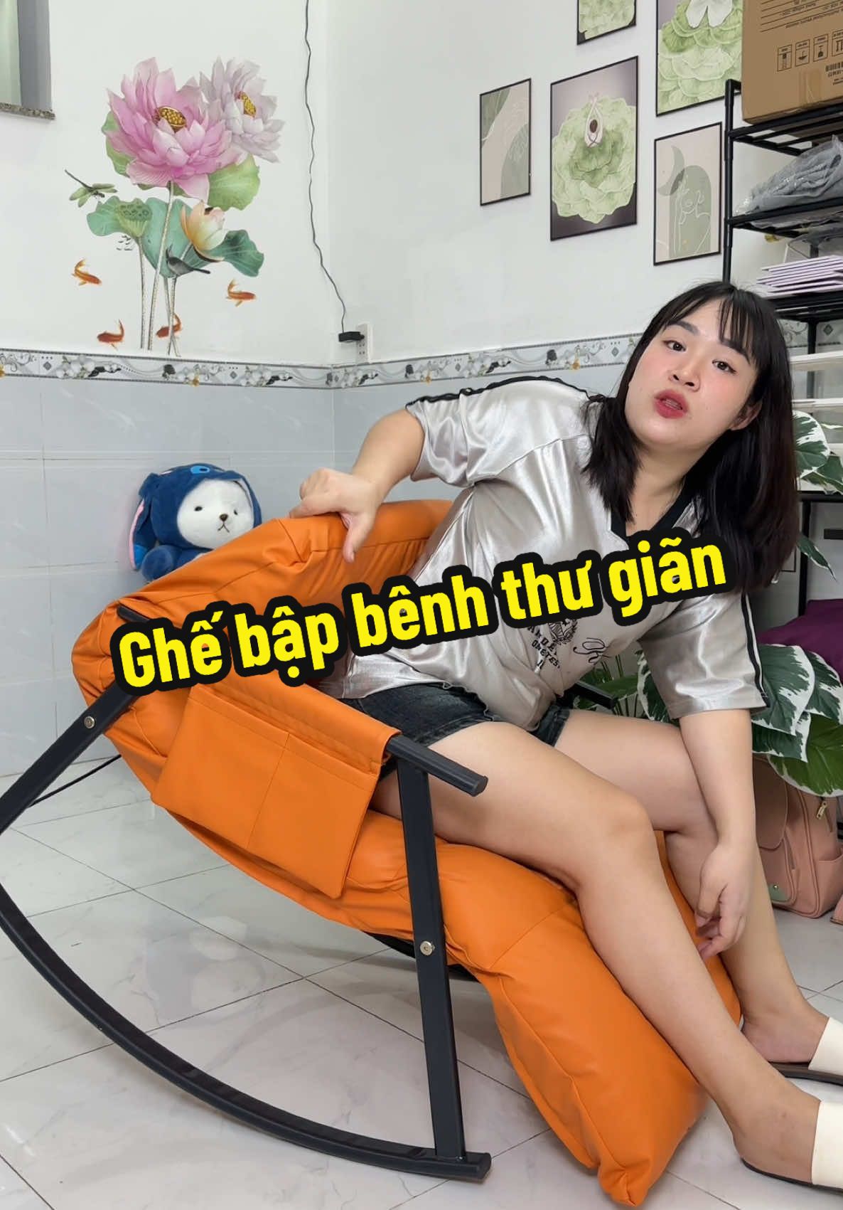 Ghế bập bênh thư giãn  chiu chiu
