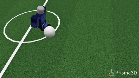 Fui jogar bola e me surpreendi com minhas habilidades futebolísticas #Animação3D #Prisma3D #Futebol #Frestyle