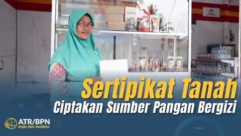 Halo #SobATRBPN, Kementerian ATR/BPN terus berkomitmen untuk mensertipikatkan seluruh bidang tanah di penjuru Indonesia agar menjamin kepastian hukum karena memiliki banyak manfaat. Nah, salah satu manfaatnya adalah mendukung menciptkan sumber pangan bergizi yang datang dari Pengolah Ikan asal Desa Rancapaku, Kabupaten Tasikmalaya, Jawa Barat. Simak cerita selengkapnya pada video 