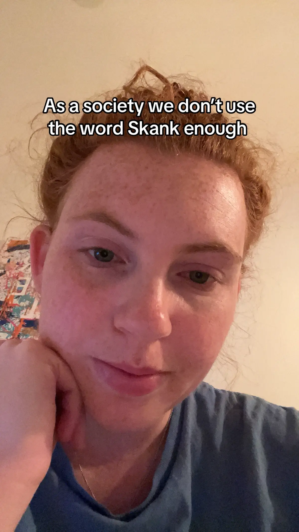 Not me I use it plenty (ironically and unironically ofc) #foryou #skank #girlhood #postgrad #nyc 