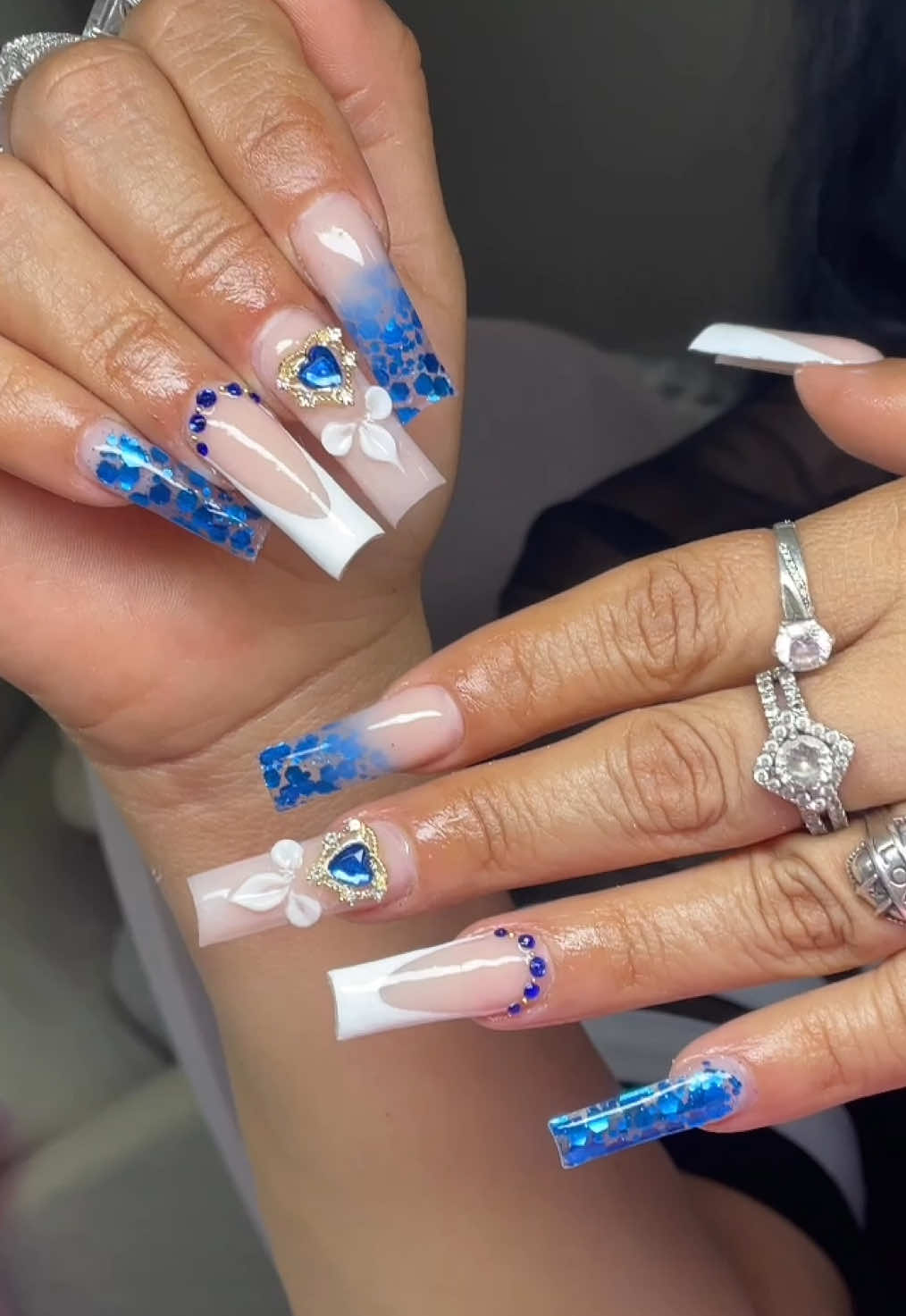 Summas just begun, time to book your set 😍 @donebybriana on ig 💙 #fypシ #ienailtech #909nailtech 