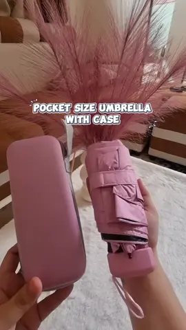So cute nitong mini pocket size umbrella, kasyang kasya sa maliit na bag 🥰 Get yours now! #pocketumbrella #miniumbrella #miniumbrellawithcase #minipocketumbrella #minipocketumbrellawithcase  #umbrella #payong #rainyseason #rainyday #backtoschool #MomsofTikTok #musthave #foryoupage 