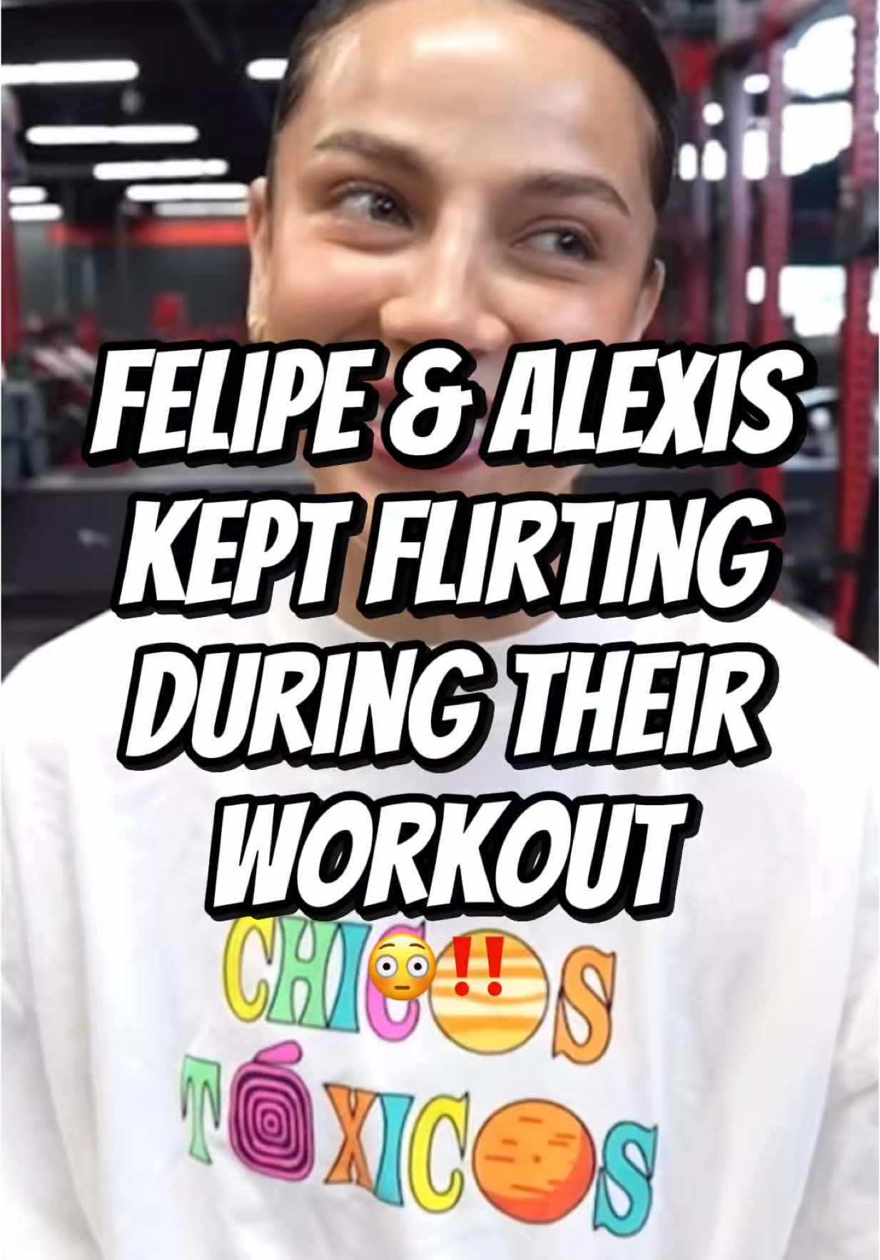 They’re locked in #felipe #alexis #weightlifting #Relationship #couple 