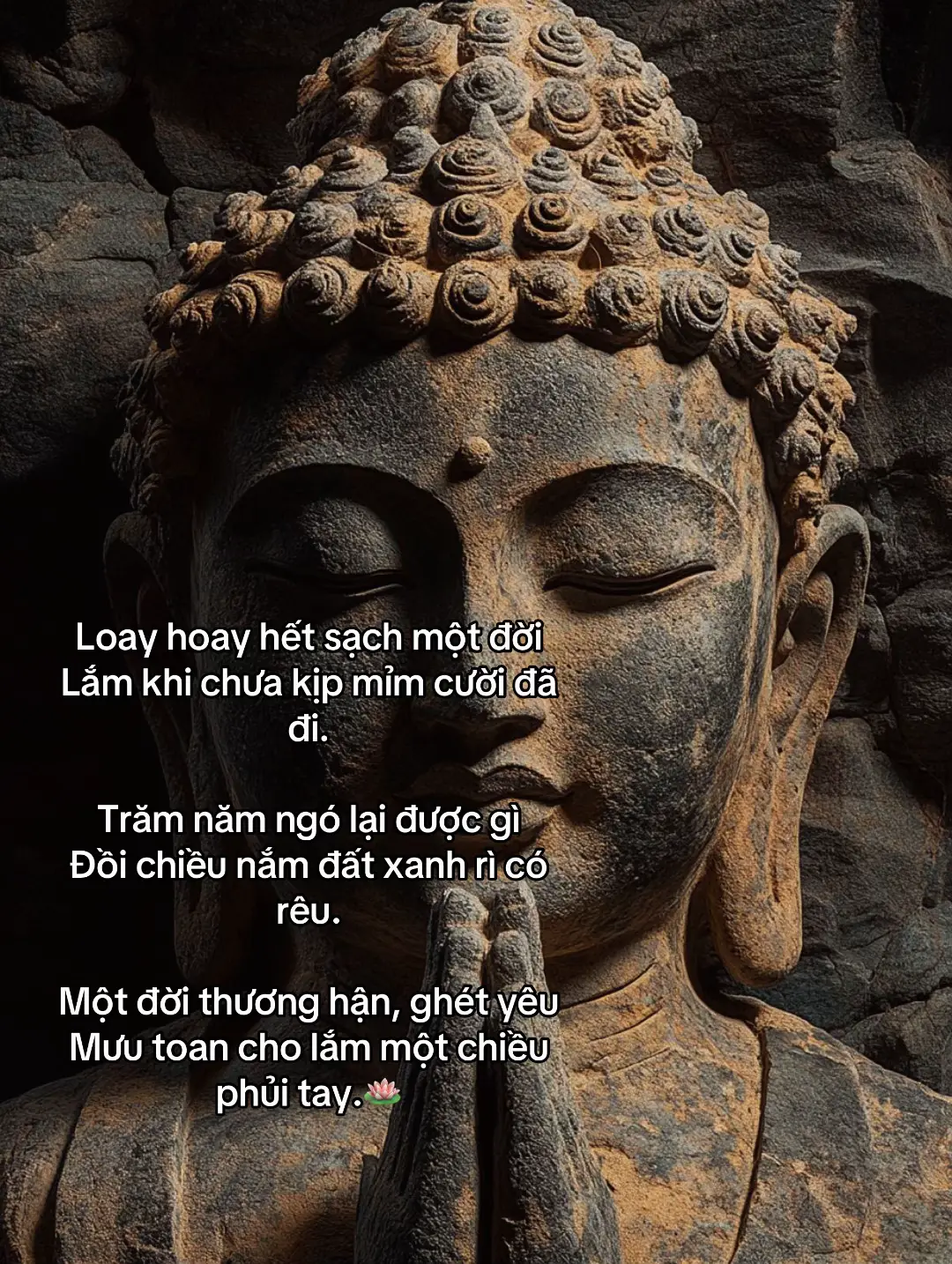 Một đời thương hận, ghét yêu, mưu toan cho lắm một chiều phủi tay. #phatphapnhiemmau #phatphap #taman #caunoihay #tutap #xuhuong 