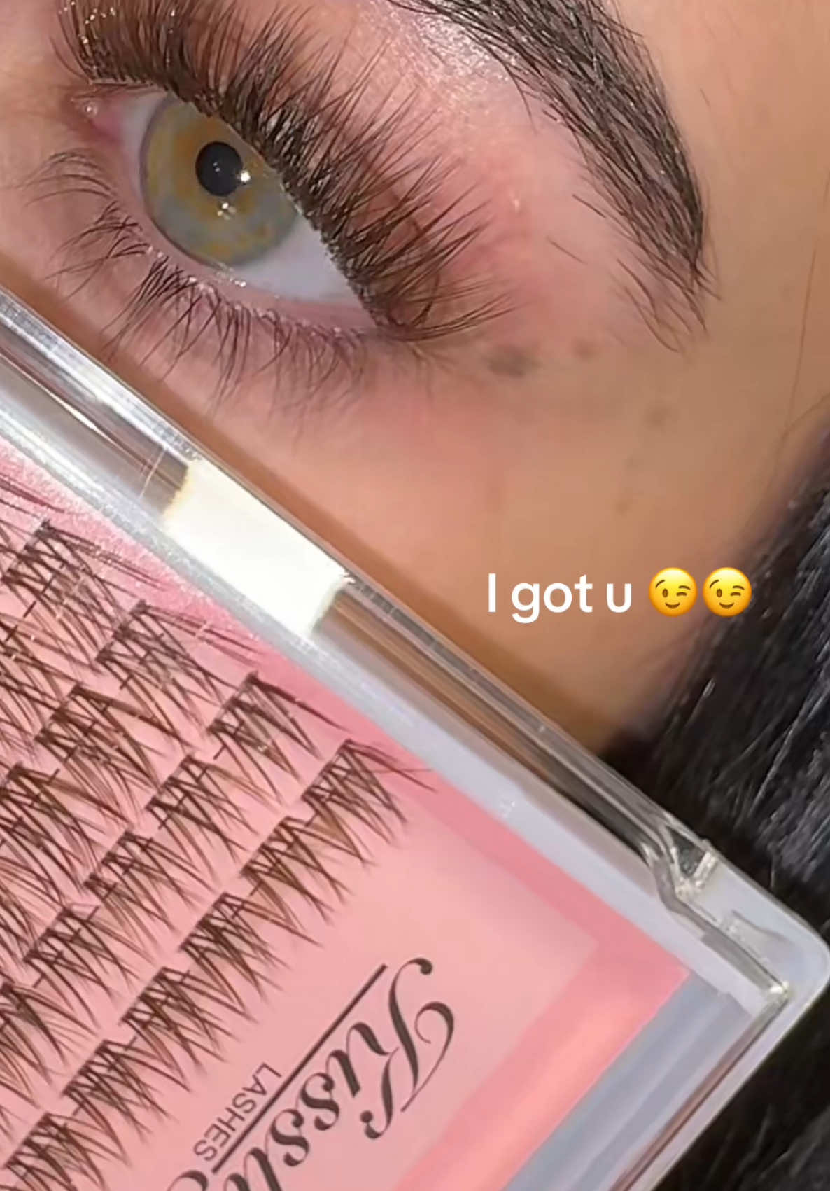 Kisslily just came out with their brown ‘plume’ lashes and I’m so obsessed 😍😍#kisslily #tiktokshop #lashclusters #cheaptok 