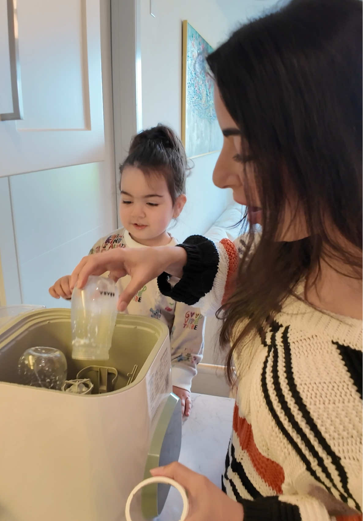 One thing I can’t stand is washing bottles but the Momcozy Bottle washer has been a total game changer! It washes, dries, and sanitizes all in one go. Now I just load it up at night turn it on and wake up to clean, dry bottles no more late nights scrubbing and waiting. It saves me so much time and I can spend that extra time with my kiddos or doing something for myself.. @Momcozy Official @Momcozy US #savetimewithmomcozy #momcozybottlewasher #bottlewasher #momcozykleanpalpro #momlife #momtok 