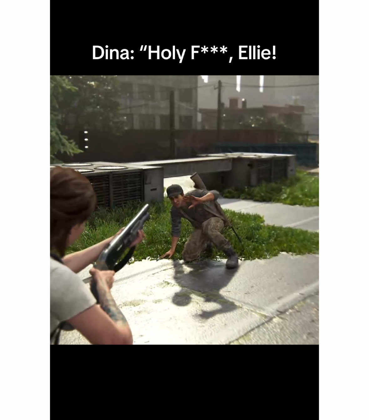 Bro thought Ellie had a heart. #EllieSnaps #TLOU2 #thelastofus2 #darkhumor #brutalkills #WLF #ps5gaming #gamerclip #headshotseason #DinaSaidItBest #naughtydoggames 