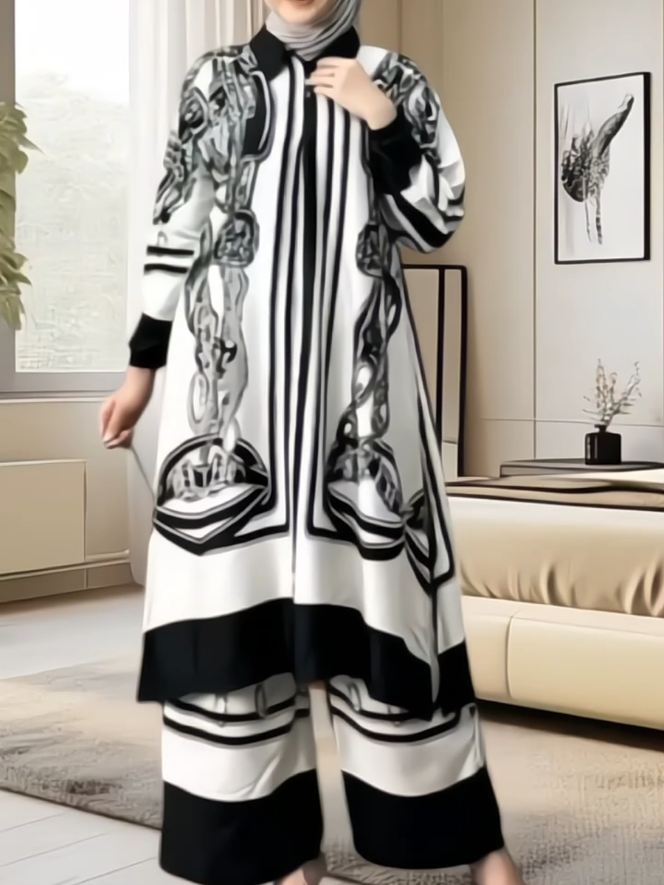 One set tunik bahan rayon, nyaman dan adem  #oneset #onesettunik #onesettunikrayon #setelankulot #bajuharianwanita #setelanatasankulotwanita1set #setatasancelanawanita #setatasanbawahan #setatasancelanakulot #setelanrayon 