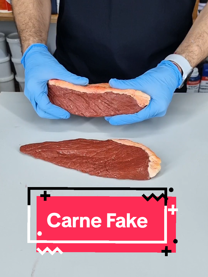 Fiz Carne Cenográfica (Fake) mais uma vez! 🤩 Materiais: @Redelease 