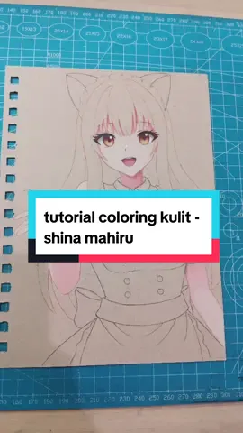 tutorial coloring kulit - shina mahiru#anime #art #draw #drawing #menggambar #tutorial 