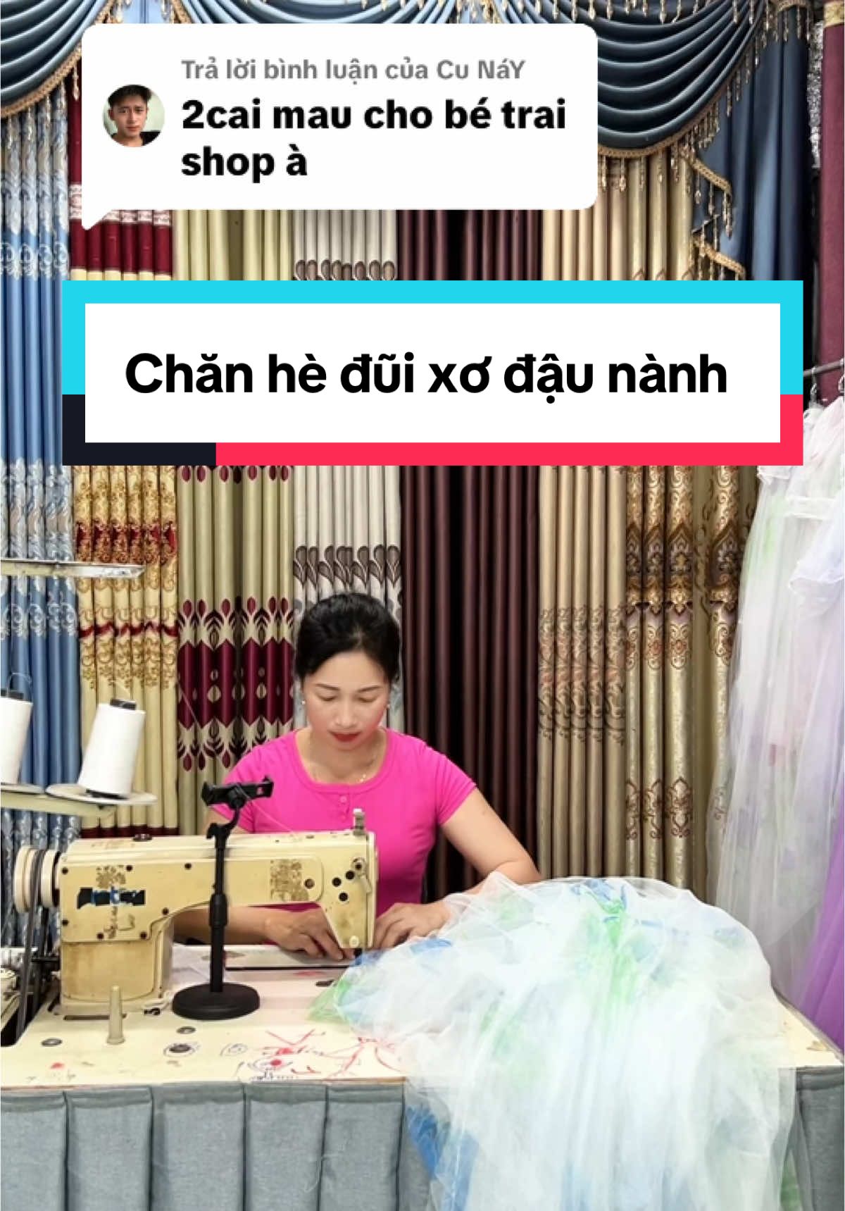 Trả lời @Cu NáY   👌Shop chốt thành công cho Bạn rùi nha cảm ơn Bạn nhé☺️ Chăn hè đũi chất luện mền ,mịn ,mát  #hothit  Shop Rèm Màn Hiền Đông  #chan #chanhe #chandui #chanduixodaunanh #chaga #changagoi #changagoidem_nhapkhau  #thomay  #xuhuongtik  #thinhhanh #thinhhanhtiktok #tiktokshop  #remmanhiendong 