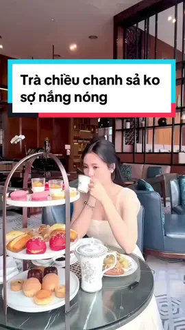 Mùa hè này nghĩ uống trà chiều đã thấy nóng rồi. Thử uống trên tầng 62 toà Lanmark 72 xem sao nha🤩
