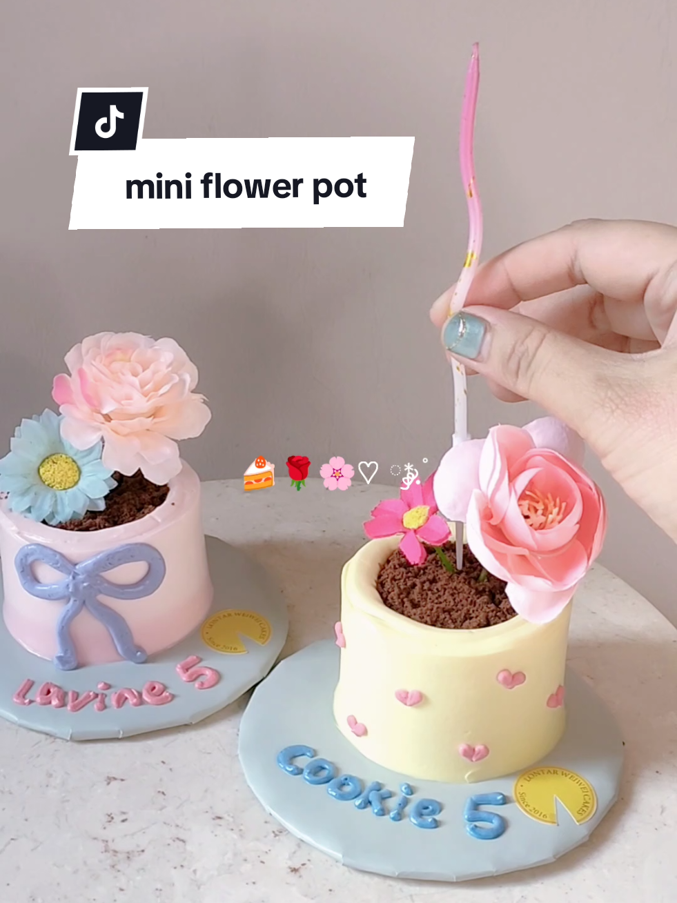 ada saja cake lucu2, ig @lontarweiwei mini pot cake. lontar weiwei cakes. tondano torang. #caketondano #kuetondano #cakeukangtahun #cakeviral #cakeimut #lontarweiweicakes #CapCut 