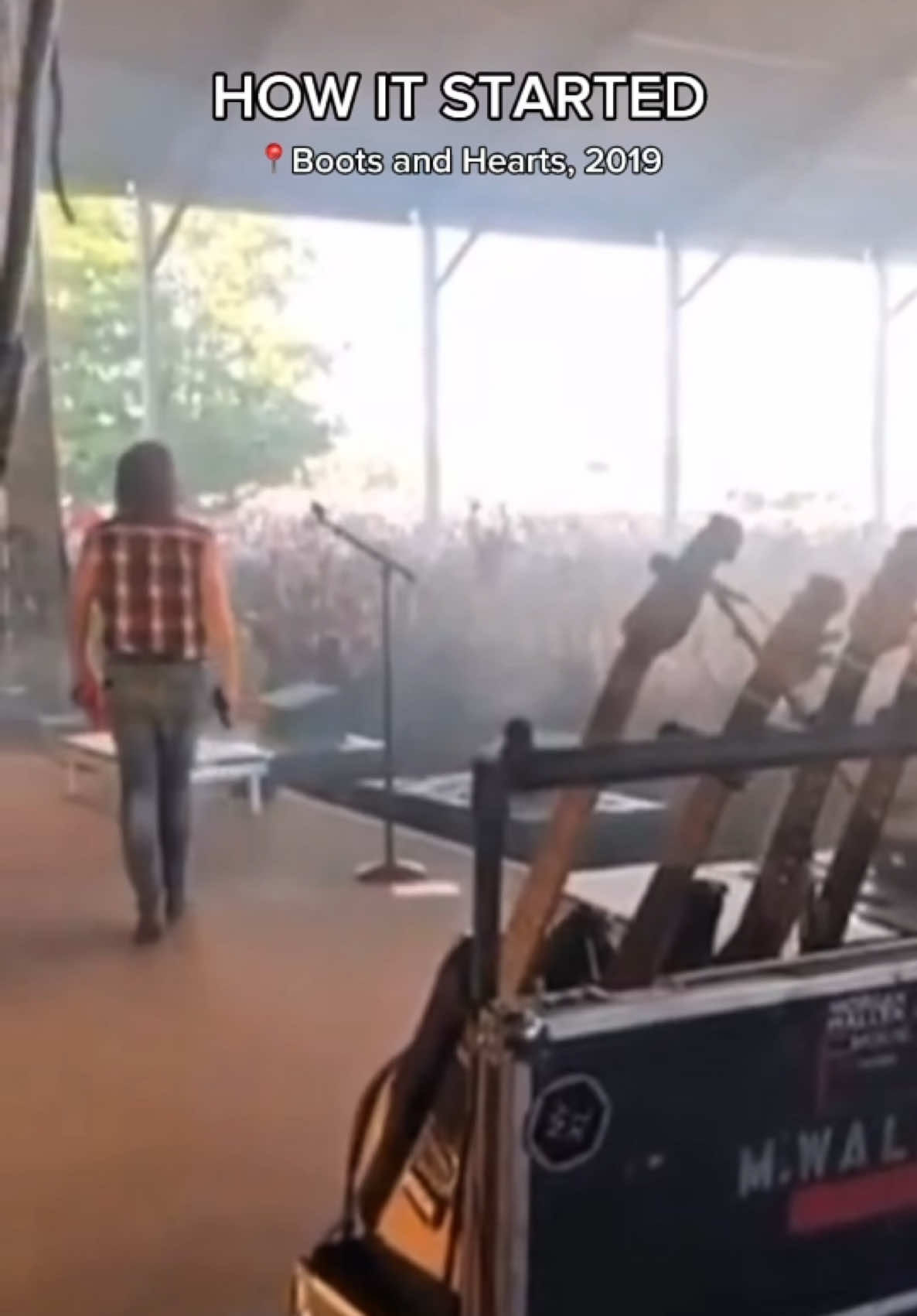 Real ones were there from the beginning 🥲 @morganwallen #bootsandhearts #sandinmyboots #morganwallen #countrymusic #musicfestival 