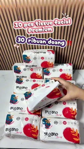 10 pack 30 rb an doang ‼️ Cocok nih buat kalian yang mau ada acara dirumah , yang harus ada tisu di setiap tempat , beli ini ajaa deh murah meriah banget dan tisunya premium lagi 😍  #tisu #tissuemurah #tissuefaciallembut 