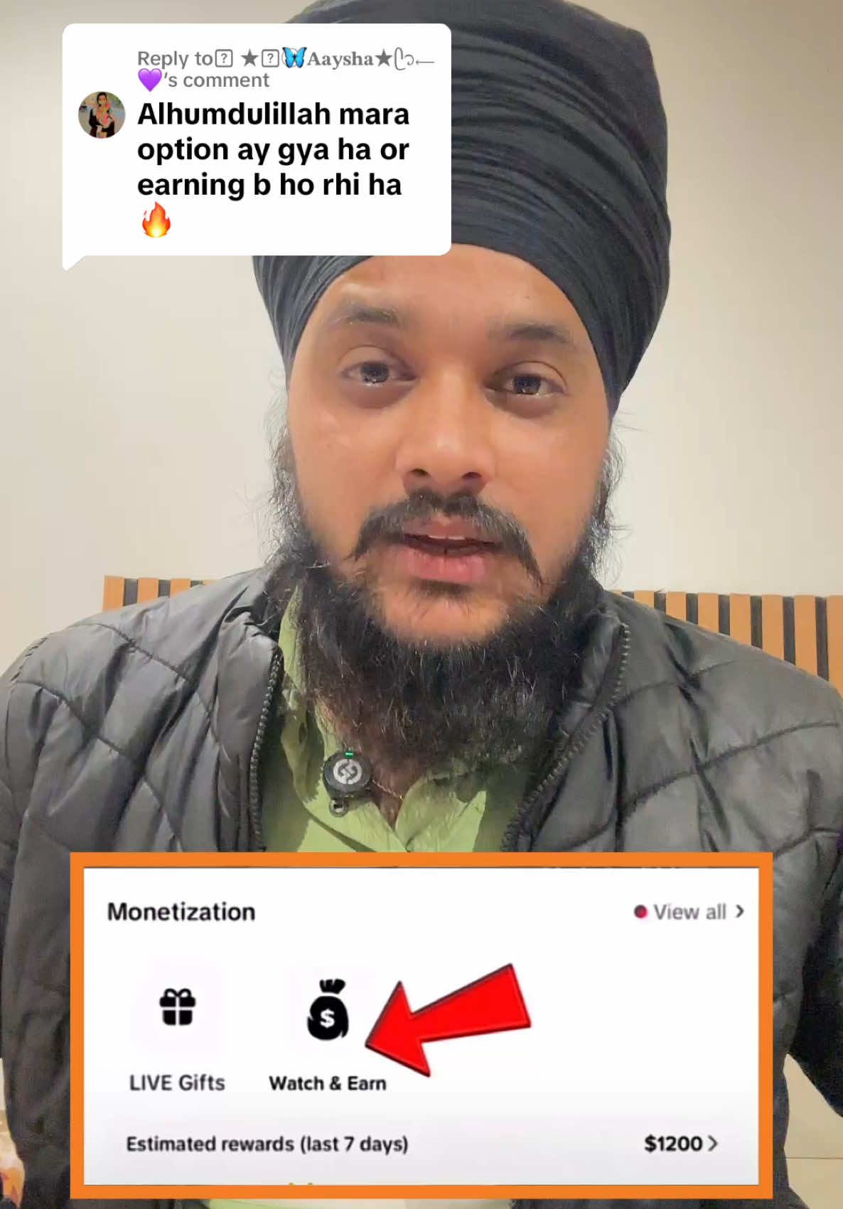 Replying to @ᷤ★️𝆺𝅥⃝🦋𝐀𝐚𝐲𝐬𝐡𝐚★ᥫ᭡⟵💜 Watch & Earn #creatorsearchinsights #tiktokwatchandearnoption #tiktokwatchandearnoptionnotshowing #howtogettiktokwatchandearnoption #tiktokwatchandearn #Fyp #Foryou #Tiktok #Sandeep