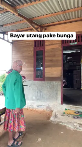Bayar utang pake bunga