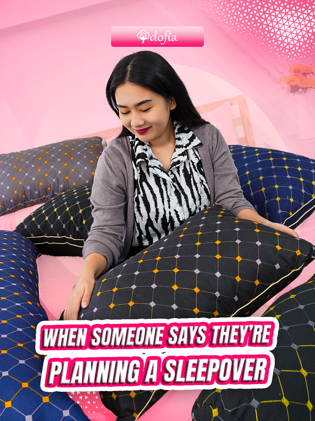 Sleepovers just got a whole lot comfier! 💤💫  Dofia pillows are your cozy BFF for every overnight stay—soft, snug, and ready for all-night chika or chill 🛏️🫶 Try our Dofia Pillows for a comfortable sleep every night 🩷💤 Available in our yellow basket 💛🧺 Check out now 💗 #foryoupage #foryourpage #fypシ #foryou #duet #fyp #tiktokviral #trending #viral #viraltiktok #tiktokmademebuyit #tiktokbudol #dofia #dofiaph #dofiapillows #dofiabeddings #dofiapillowbedsheet #pillow #budol #tiktok
