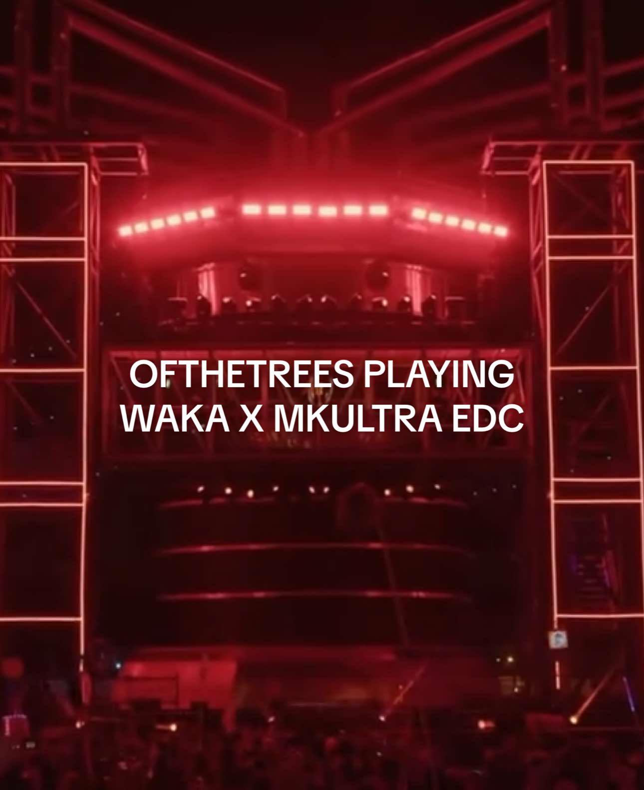 SHOUTOUT OFTHETREES FOR THE RINSE AT EDC MANE 
