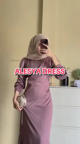 Rekomendasi dress kekinian tahun 2025 (Alesya Dress)✨ #ootdinspiration #dresskondangan #ramadhanekstraseru #koleksidresswidiahijab #dresslebaran 