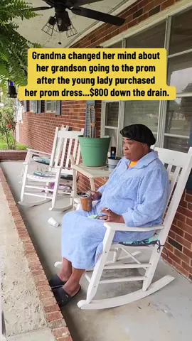 Grandma changed her mind about her grandson going to the prom after the young lady purchased her prom dress...$800 down the drain. #prom #Entertainment #trusttheprocess 